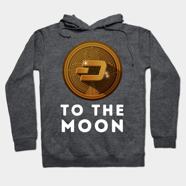 Dash to the Moon Hoodie by blueduckstuff